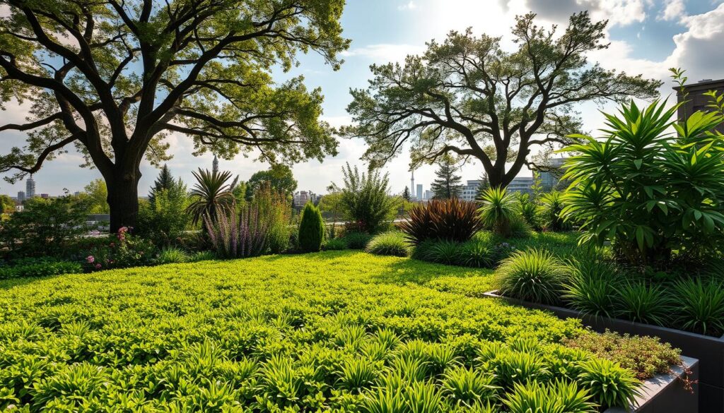 Extensive und intensive Dachbegrünung