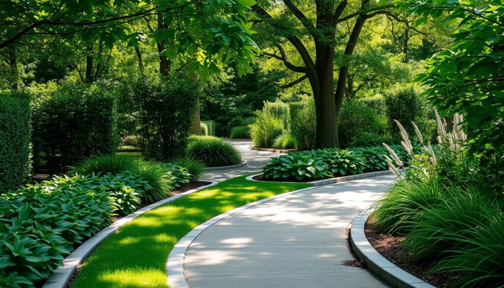 Randbegrenzung für Gartenweg