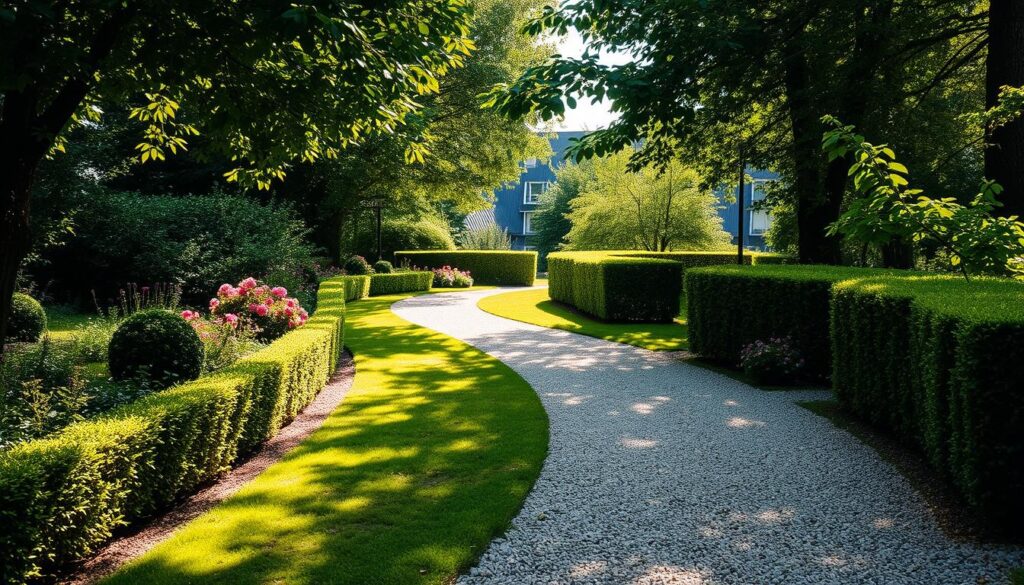 gartenwege mit kies